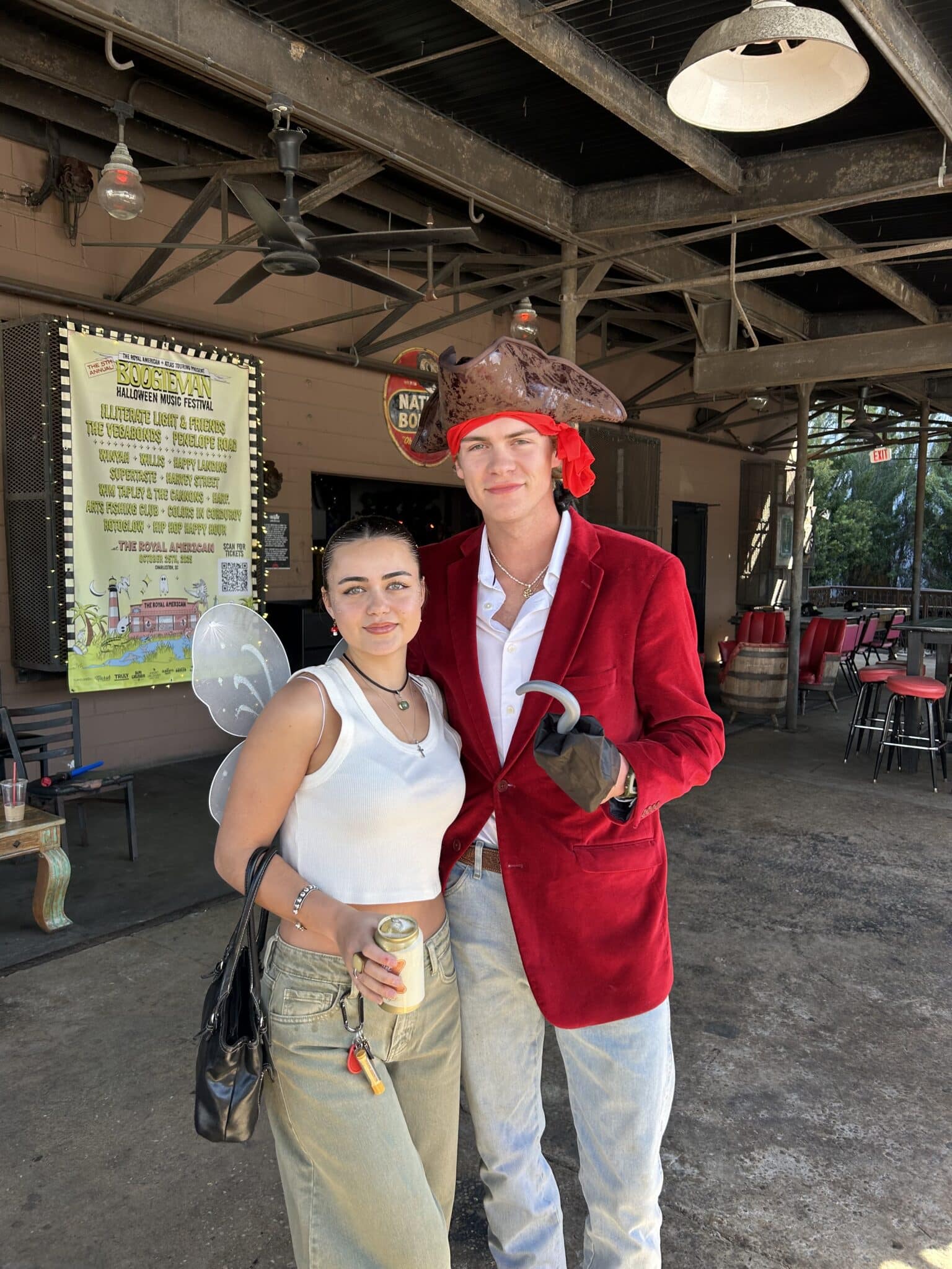 Captain Hook and Tinkerbell